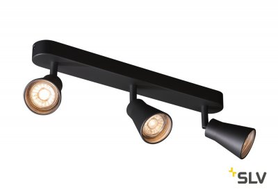 SLV 1000892 AVO TRIPLE CW светильник накладной для 3-х ламп GU10 по 50Вт макс., черный