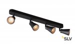 SLV 1000895 AVO QUAD CW светильник накладной для 4-х ламп GU10 по 50Вт макс., черный