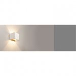 1000913 SLV SOLID CUBE светильник настенный для лампы QT14 G9 25Вт макс., белый песчанник