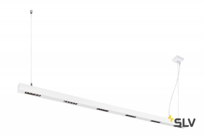 SLV 1000929 Q-LINE BAP PD 2m LED светильник подвесной 85Вт с LED 3000К, 4200лм, 30°, URG<10, CRI>90, белый