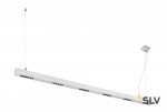 SLV 1000931 Q-LINE BAP PD 2m LED светильник подвесной 85Вт с LED 3000К, 4200лм, 30°, URG<10, CRI>90, серебристый