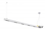SLV 1000937 Q-LINE BAP PD 2m LED светильник подвесной 85Вт с LED 4000К, 4600лм, 30°, URG<10, CRI>90, серебристый