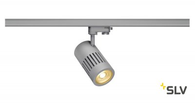 SLV 1000982 3Ph, STRUCTEC светильник 28Вт с LED 3000К, 2700лм, 36°, CRI>90, серебристый (ex 176004)