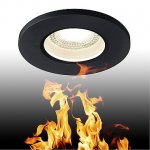 1001011 SLV KAMUELA LED светильник встраиваемый IP65 с LED 7.8Вт, 3000К, 600лм, 38°, черный