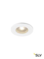 1001016 SLV KAMUELA ECO LED светильник встраиваемый IP65 с LED 6.5Вт, 3000К, 400лм, 38°, белый