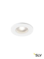 1001018 SLV KAMUELA ECO LED светильник встраиваемый IP65 с LED 6.5Вт, 4000К, 400лм, 38°, белый