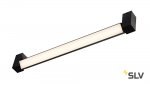 1001020 SLV LONG GRILL LED светильник накладной поворотный с LED 20Вт, 3000К, 1600лм, 110°, черный