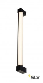 1001020 SLV LONG GRILL LED светильник накладной поворотный с LED 20Вт, 3000К, 1600лм, 110°, черный