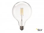 1001038 SLV LED E27 G125 источник света LED, 220В, 8Вт, 330°, 2700K, 806лм, диммируемый,  прозрачная колба