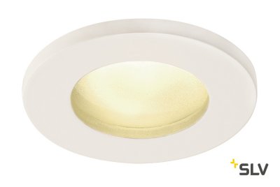 SLV 1001157 DOLIX OUT ROUND MR16 светильник встраиваемый IP65 12В для лампы MR16 50Вт макс., белый (ex 111001)