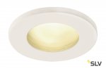 SLV 1001157 DOLIX OUT ROUND MR16 светильник встраиваемый IP65 12В для лампы MR16 50Вт макс., белый (ex 111001)