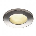 SLV 1001158 DOLIX OUT ROUND MR16 светильник встраиваемый IP65 12В для лампы MR16 50Вт макс., хром (ex 111002)
