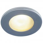 SLV 1001160 DOLIX OUT ROUND MR16 светильник встраиваемый IP65 12В для лампы MR16 50Вт макс., серебр. (ex 111008)