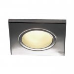 SLV 1001162 DOLIX OUT SQUARE MR16 светильник встраиваемый IP65 12В для лампы MR16 50Вт макс., хром (ex 111122)