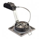 SLV 1001163 DOLIX OUT SQUARE MR16 светильник встраиваемый IP65 12В для лампы MR16 50Вт макс., матовый хром