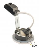 SLV 1001165 DOLIX OUT ROUND GU10 светильник встраиваемый IP65 для лампы GU10 50Вт макс., белый (ex 111021)