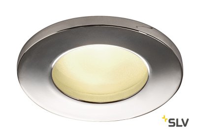 SLV 1001166 DOLIX OUT ROUND GU10 светильник встраиваемый IP65 для лампы GU10 50Вт макс., хром (ex 111022)