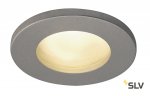 SLV 1001167 DOLIX OUT ROUND GU10 светильник встраиваемый IP65 для лампы GU10 50Вт макс., серебристый (ex 111024)