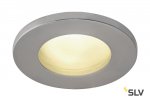 SLV 1001168 DOLIX OUT ROUND GU10 светильник встраиваемый IP65 для лампы GU10 50Вт макс., матовый хром