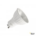 SLV 1001217 LED GU10 источник света 230В, 5.5Вт, 2800K, 500лм, 36°, белый корпус