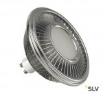 SLV 1001244 LED QPAR111 GU10 источник света 230В, 13Вт, 2700K, 1000лм, 140°, димм., алюм. корпус (ex 551652)