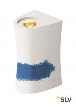 SLV 1001271 PLASTRA UP/DOWN CURVE WL светильник настенный 6.6Вт с LED 3000K, 2х 125лм, белый гипс (ex 148063)