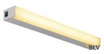 SLV 1001285 SIGHT 60 светильник накладной 20Вт c выключателем и LED 3000К, 1490лм, серебристый (ex 160184)