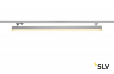 SLV 1001292 3Ph, SIGHT светильник 37.3Вт с LED 3000К, 3100лм, 120°, UGR<28, серебристый (ex 153614)