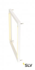 SLV 1001294 OPEN GRILL DOUBLE TWIST CW светильник накладной 58Вт с LED 3000К, 4500лм, белый (ex 157661)