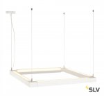 SLV 1001296 OPEN GRILL DOUBLE TWIST PD светильник подвесной 58Вт с LED 3000К, 4500лм, белый (ex 157651)