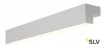 SLV 1001300 L-LINE  60 LED светильник накладной IP44 10Вт с LED 3000К, 820лм, 120°, серебристый (ex 157434)