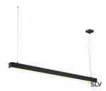 SLV 1001306 Q-LINE SINGLE LED светильник подвесной 45.8Вт с LED 3000К, 3700лм, черный (ex 155120)