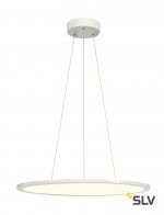 SLV 1001344 PANEL 60 ROUND светильник подвесной 42Вт с LED 3000К, 3150лм, 110°, димм. 1-10В, белый (ex 158623)