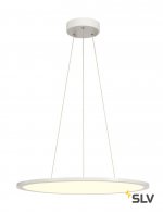 SLV 1001345 PANEL 60 ROUND светильник подвесной 42Вт с LED 4000К, 3350лм, 110°, димм. 1-10В, белый (ex 158624)