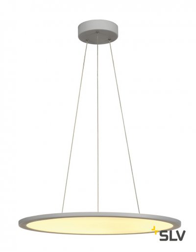 SLV 1001346 PANEL 60 ROUND светильник подвесной 42Вт с LED 2700К, 2850лм, 110°, димм. 1-10В, серебр. (ex 158632) SLV 1001346 PANEL 60 ROUND светильник подвесной 42Вт с LED 2700К, 2850лм, 110°, димм. 1-10В, серебр. (ex 158632)