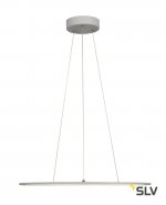 SLV 1001348 PANEL 60 ROUND светильник подвесной 42Вт с LED 4000К, 3350лм, 110°, димм. 1-10В, серебр. (ex 158634)