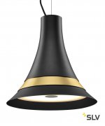 SLV 1001351 BATO 35 LED PD светильник подвесной 21Вт с LED 2700К, 1300лм, 100°,  черный/ латунь