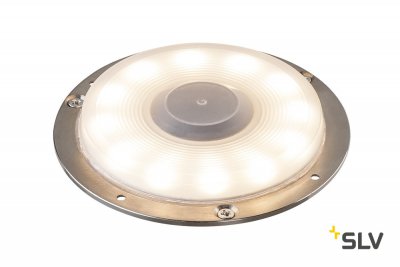 SLV 1001359 BIG PLOT светильник накладной IP67 5.5Вт с LED 3000K, 460лм, без накладки, сталь