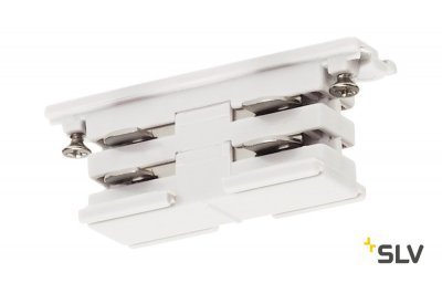 SLV 1001381 3Ph | S-TRACK, коннектор прямой внутренний электрический, 16А макс., белый RAL9016 (ex 175071)