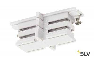 SLV 1001382 3Ph | S-TRACK, коннектор прямой внутренний изолирующий, белый RAL9016 (ex 175081)