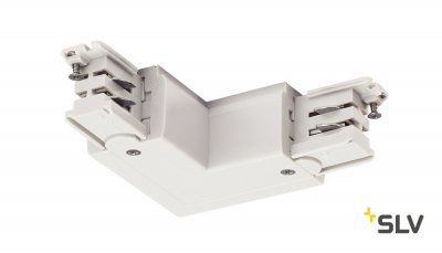 SLV 1001386 3Ph | S-TRACK, L-коннектор с разъёмом питания, 16А макс., GND по внешнему углу, белый (ex 175121) SLV 1001386 3Ph | S-TRACK, L-коннектор с разъёмом питания, 16А макс., GND по внешнему углу, белый (ex 175121)
