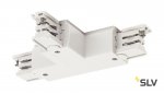 SLV 1001387 3Ph | S-TRACK, T-коннектор с разъёмом питания, GND слева, белый RAL9016 (ex 175131)