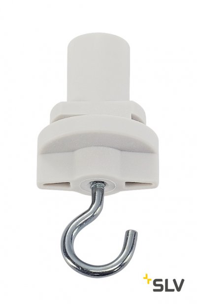 SLV 1001393 3Ph | S-TRACK, адаптер с крюком, белый RAL9016 (ex 175191) SLV 1001393 3Ph | S-TRACK, адаптер с крюком, белый RAL9016 (ex 175191)