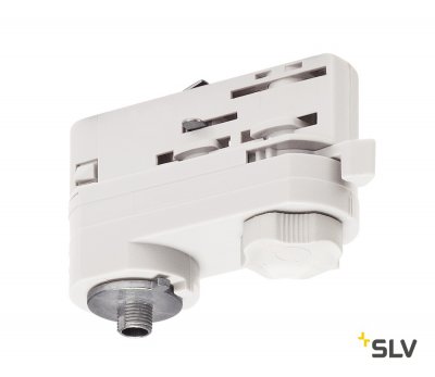 SLV 1001394 3Ph | S-TRACK, адаптер электрический, 10А макс., 10кг макс., белый RAL9016 (ex 175201) SLV 1001394 3Ph | S-TRACK, адаптер электрический, 10А макс., 10кг макс., белый RAL9016 (ex 175201)