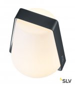 SLV 1001414 DEGANO 18 светильник IP44 3.2Вт с аккумулятором и LED 3000К, 200лм, антрацитно-серый RAL7016/ белый