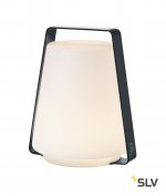 SLV 1001414 DEGANO 18 светильник IP44 3.2Вт с аккумулятором и LED 3000К, 200лм, антрацитно-серый RAL7016/ белый