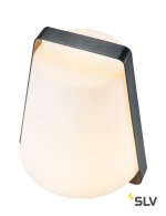SLV 1001415 DEGANO 35 светильник IP44 6.4Вт с аккумулятором и LED 3000К, 450лм, антрацитно-серый RAL7016/ белый