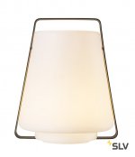 SLV 1001415 DEGANO 35 светильник IP44 6.4Вт с аккумулятором и LED 3000К, 450лм, антрацитно-серый RAL7016/ белый