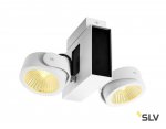 SLV 1001424 TEC KALU 2 LED светильник накладной 31Вт с LED 3000К, 1900лм, 2х 60°, белый/ черный