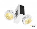 SLV 1001424 TEC KALU 2 LED светильник накладной 31Вт с LED 3000К, 1900лм, 2х 60°, белый/ черный